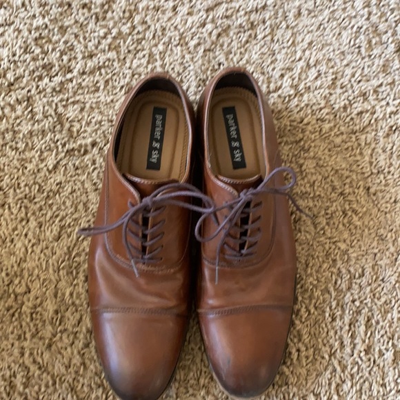 Parker & Sky brown dress shoes size 10 men’s - Picture 3 of 5